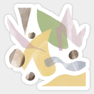 Abstract Nordic surrealism Sticker